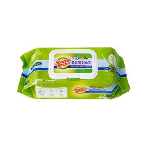 3M 스카치 물걸레 청소포 리필 대형 20매 더블액션 플러스-막대걸레 규조토 항균 향