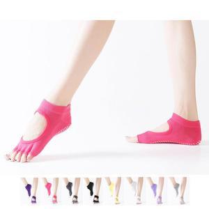 [OFKNL7S3]여성 논슬립 투오픈 무발가락 양말 2개