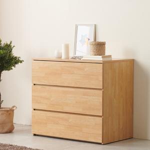 베이직 830 와이드 3단 서랍장