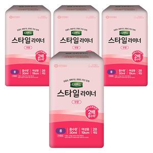 디펜드 스타일 라이너 여성용 무향, 롱, 28매, 4개(112매)
