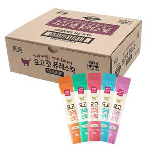 요고 퓨레스틱 캣 짜먹는간식 5종 콤보 12gx100개