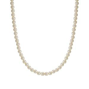 갤러리아 여자 14K 비드 목걸이 5mm 스왈 진주