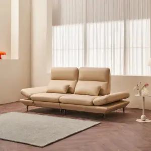 [2일 구매시 5만 상품권 추첨] 클레프 3인 스윙 전체 천연가죽 소파