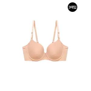 [솔브]빅사이즈 부유방 커버 브라 A-G컵 3매입(SSET826)