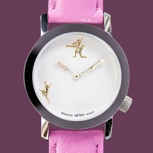 악테오 Ballet(34mm) 공연 발레리나 스위스무브먼트 쿼츠시계