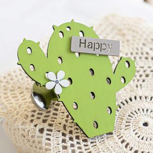 선인장 장식 커튼 집게 타이백 큐티 9cm 2컬러 인테리어 실내 소품 고정 홀더 선물 꾸미기