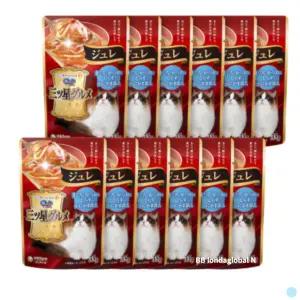 미쓰보시 쥬레 고양이 가다랑어&참치&멸치&게맛살 X12