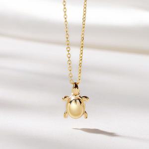 [골드팡] 14k 해피니스거북 펜던트