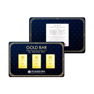 갤러리아 [삼성금거래소] 1+1+1 프레스 골드바 3g