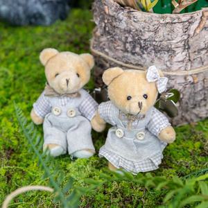 곰인형 귀여운 커튼 집게 타이백 안단테 러브 12cm 2컬러 인테리어 실내 장식 소품 고정 홀더 선물 꾸미기