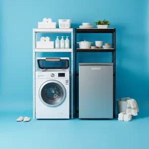 세탁기선반 양면합판 무볼트 조립식 철제선반 앵글 스피드랙 제작