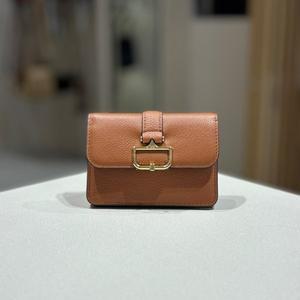 [닥스](강남점)DCHO4F552W2 브라운 D버클 장식 카드지갑