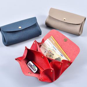 [레더키트] 수업용 가죽공예DIY키트 아코디언 장지갑 만들기 1세트 천연가죽 랜덤색-복지 노인센터 시니어 문화센터 체험학습 방과후수업