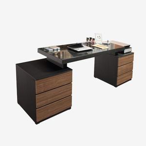 [신세계라이브쇼핑][동서가구] 알로 블랙우드 6단 서랍 책상 DF905427