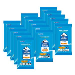마법의 청소박사 30매 15팩(총450매) 찌든 기름때 바닥청소 매직크리너