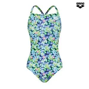 아레나 여자 성인 플라워팝 원피스 드롭백  A4BL1LO10  BLK