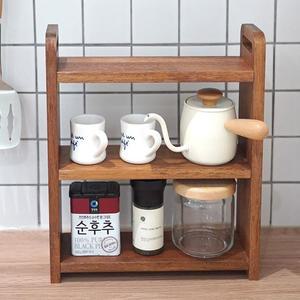 [RGL61SQS]클라우디아 베리아 멀바우 양념통 수납 선반