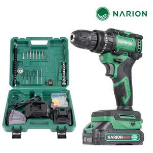 나리온 21V 전동드릴 풀세트 NJ140 충전 드릴 드라이버