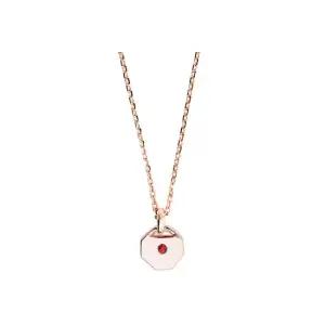 [티르리르] 쏠레일 루나 레드 스몰 목걸이 HNXBRP30624M-S