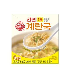 오뚜기 간편 계란국 7.5g x5입