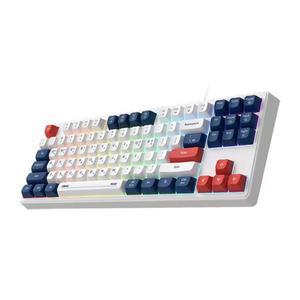 :앱코 MK87 저소음 텐키리스 멤브레인 키보드 (블루)