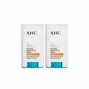 AHC 내추럴 퍼펙션 프레쉬 선스틱 17g (SPF50+) 2개
