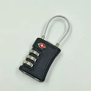 엘스에이 도난방지 캐리어 잠금장치 TSA 와이어 자물쇠 캐리어 열쇠고리