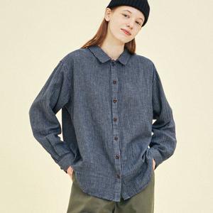 [치키타](센텀시티점)루즈 셔츠 (ST 더블코튼) 네이비 243301TNV