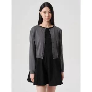 [에잇세컨즈] 라운드 카디건 - 그레이 (11485ABQ13)