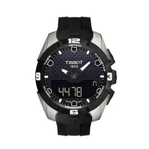 티쏘 남성 러버 시계 티터치 솔라 T091.420.47.051.00