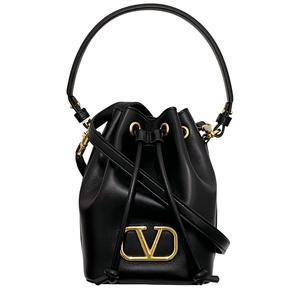 [더팩토리] 24FW 발렌티노 V로고 시그니처 미니 버킷백 숄더백 / 블랙 (5W2P0Z44 VNL 0NO)
