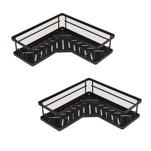 [다다]1개+1개 스텐 욕실선반 강력한 접착식 무타공 선반  코너형