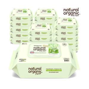 네츄럴오가닉 퓨어 플레인 캡형100매20팩