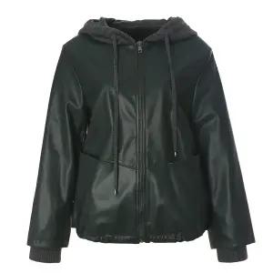 [롯데백화점]안지크 울니트후드레더점퍼 AI3JP5130