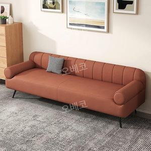 벤치형쇼파 긴소파 3인용 패브릭 가죽 매장 대기의자 휴게실 미용실 뷰티샵