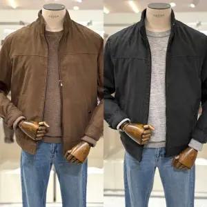 갤러리아 [기획특가]에디션 남성 겨울 스웨이드 다잉 카라넥 점퍼 NNF4JJ1622 2