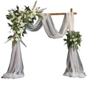 포토존 가든 웨딩 조화 더미 아치 파티 무대 결혼식