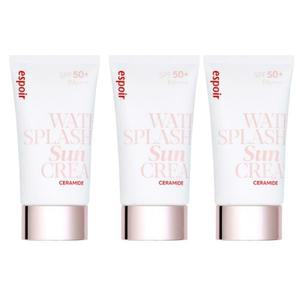 [에스쁘아] 에스쁘아 워터 스플래쉬 세라마이드 선크림 SPF50+ PA++++ 60ml 3개 /sj