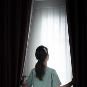 붙이는 암막 무지 커튼 120X150 무타공 작은창 방품 햇빛차단