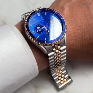 [아우라커넥션]갤럭시워치7 스트랩 청콤 커스텀 베젤링 6 5 4 클래식 40 43 44 47mm 호환