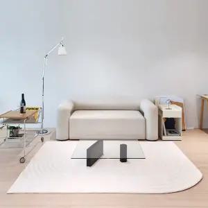 카빙 프리미엄 하이앤로우 사계절 단모 러그 카페트 150x200