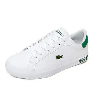 라코스테 파워코트 224 1 J 여성 스니커즈 운동화 신발 화이트그린 748SUJ0014-082