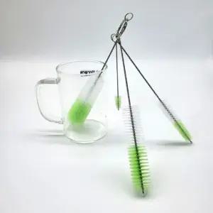 세척솔 4종 세트/텀블러/세척/솔/젖병/병/물병/컵/병닦는/청소/수세미/브러쉬/우유병/통/설거지/설겆이