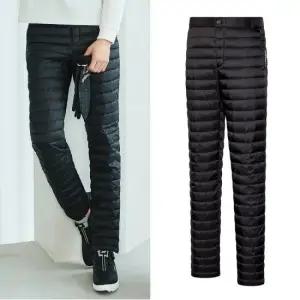 비티알 BTR 남성 골프웨어 겨울 덕다운 충전재 퀼팅 패딩바지