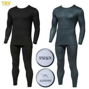 [하프클럽/TRY]TRY소프트터치에어모달실크남내복상하1세트TMLII23