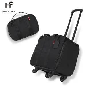 트롤리백 세트 헤리티지 스퀘어 바퀴 보스턴백+파우치