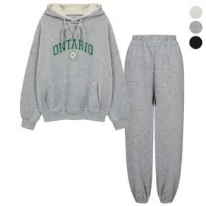 [탱커스] 여성 온타리오 나염 로고 트레이닝 세트