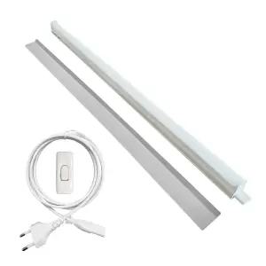고품질LED T5 간접조명 스위치 콘센트형 눈부심반사갓 세트 책상등 거실등 LED바 싱크대 무드등 화장대조명