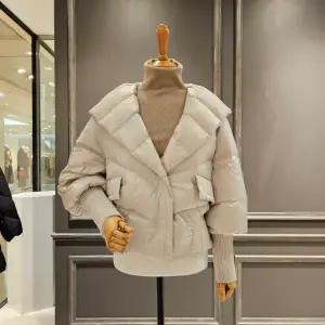 [대구백화점] [아니베에프]니트배색 숏 패딩점퍼(A4BPJP530)