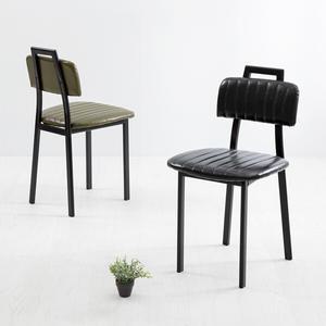 뉴 에이치 스틸 체어 2개 식탁 식당 카페 업소용 의자